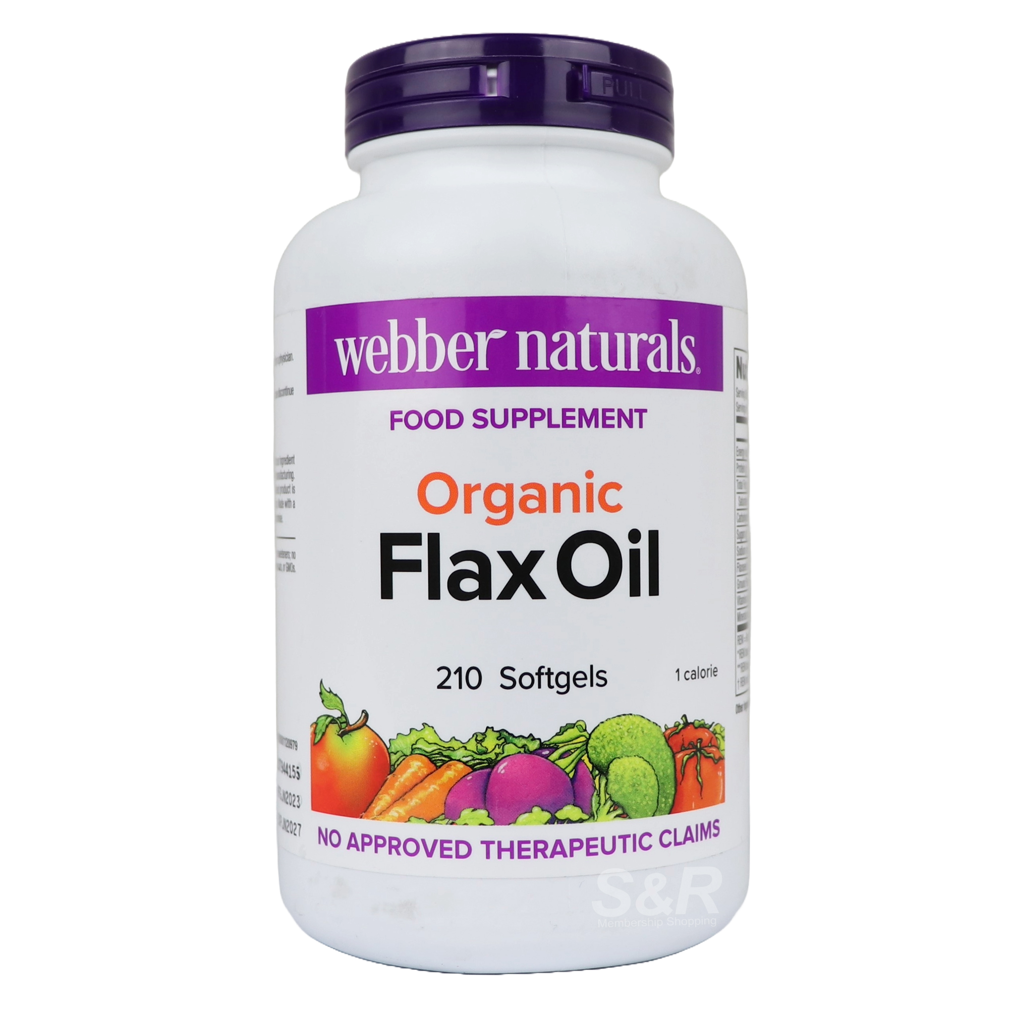 Webber Naturals Organic Flax Oil 210 Softgels Webber Naturals Organic Flax Oil 210 Softgels